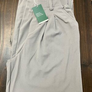 Halara Leg Waffle Work Pants Grey Medium Tall